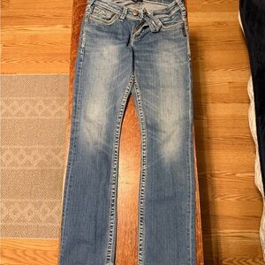 Silver Jeans Women's Straight Leg Jeans - Blue